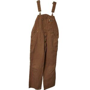 Vintage Kodiak Overalls Mens Brown Canvas Workwear Dungaree Bib One Piece